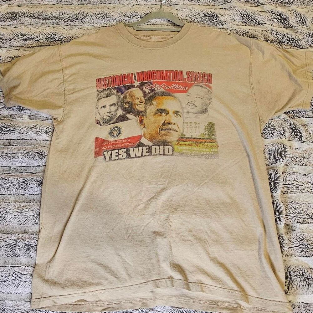 Unbranded Men's Tan and Cream T-shirt